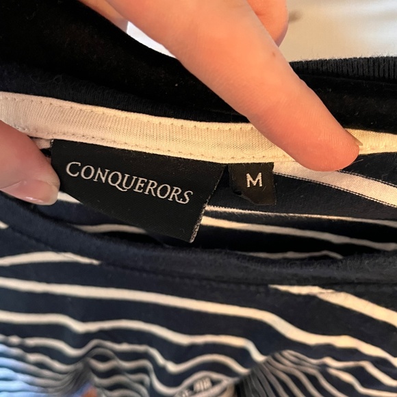 Conqueror Stripped T Shirt - Picture 4 of 5